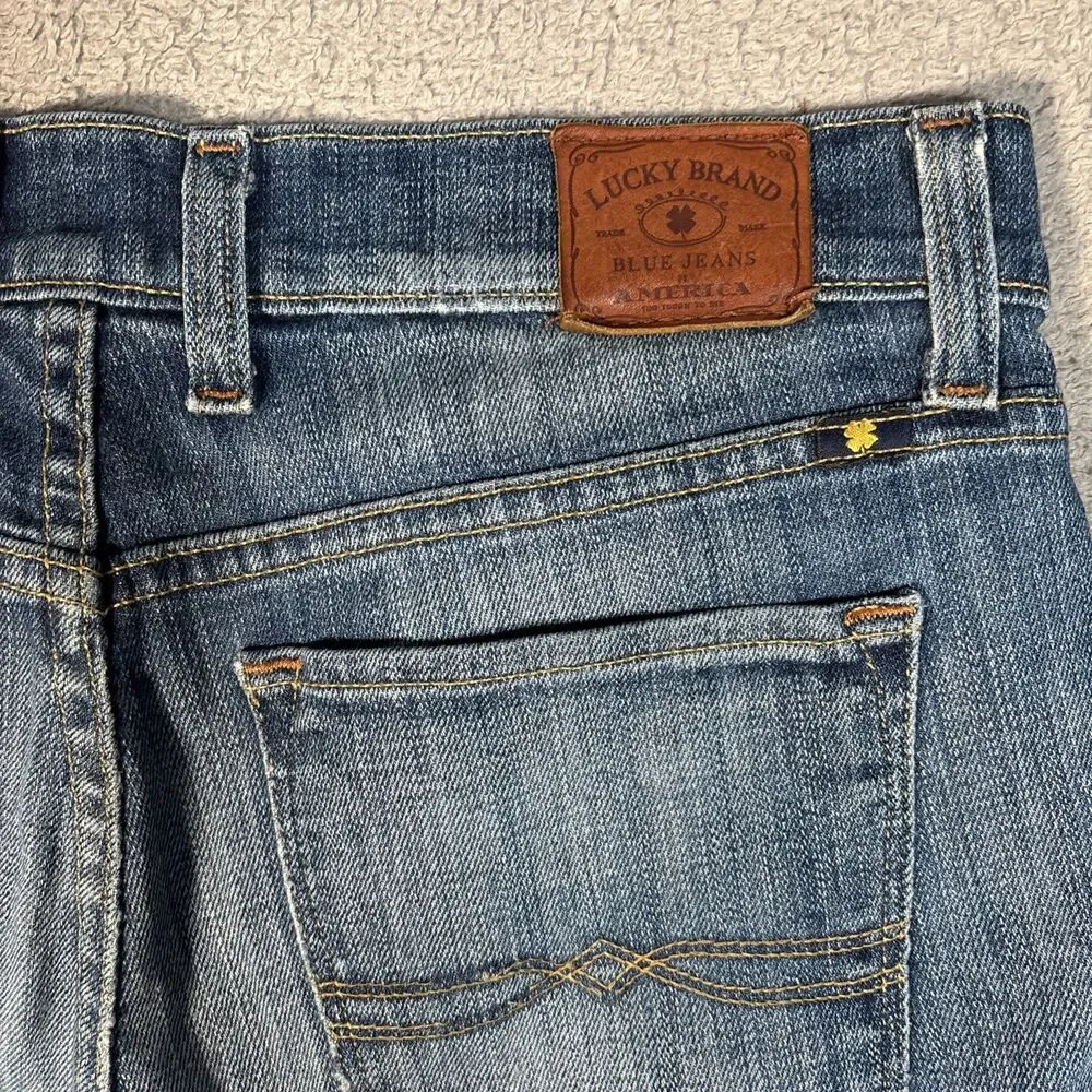 Lucky Brand Jeans Women’s Size 6/28 Charlotte Rail Mid Rise Skinny Blue Denim‎